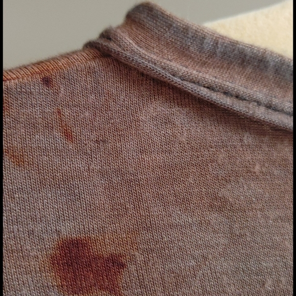 Art of Clothe Brown Long Sleeve T-shirt Tie-dyed - Picture 10 of 11